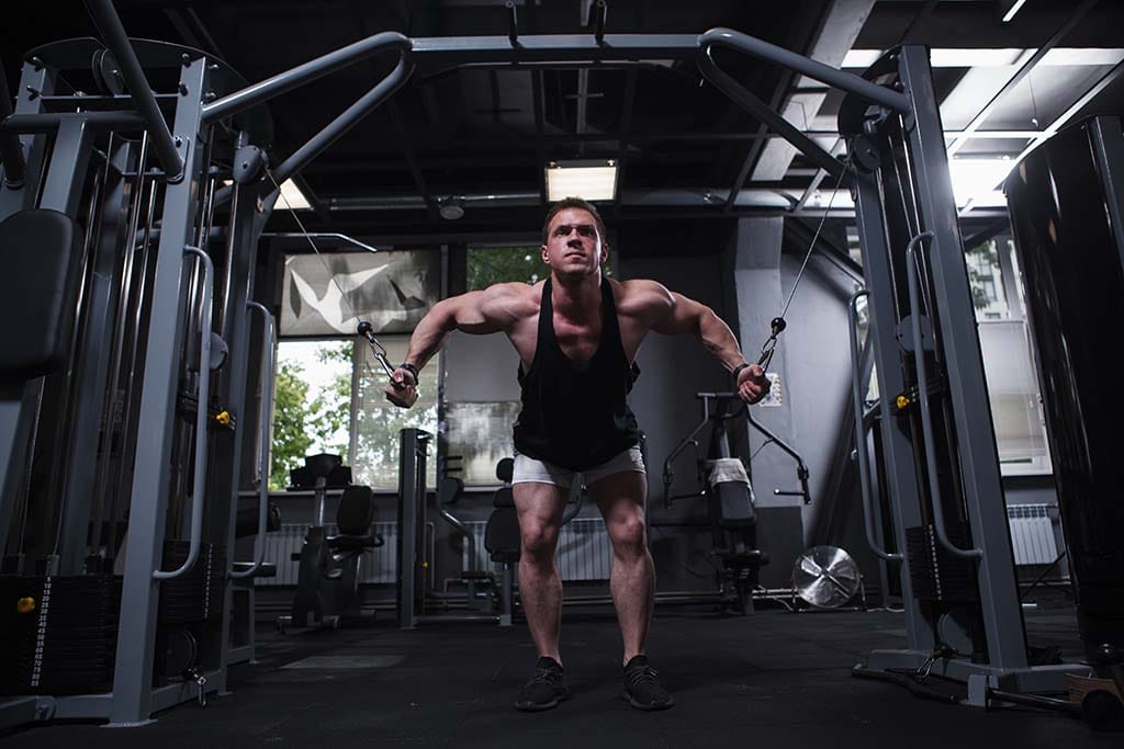 chest workout with cable machine