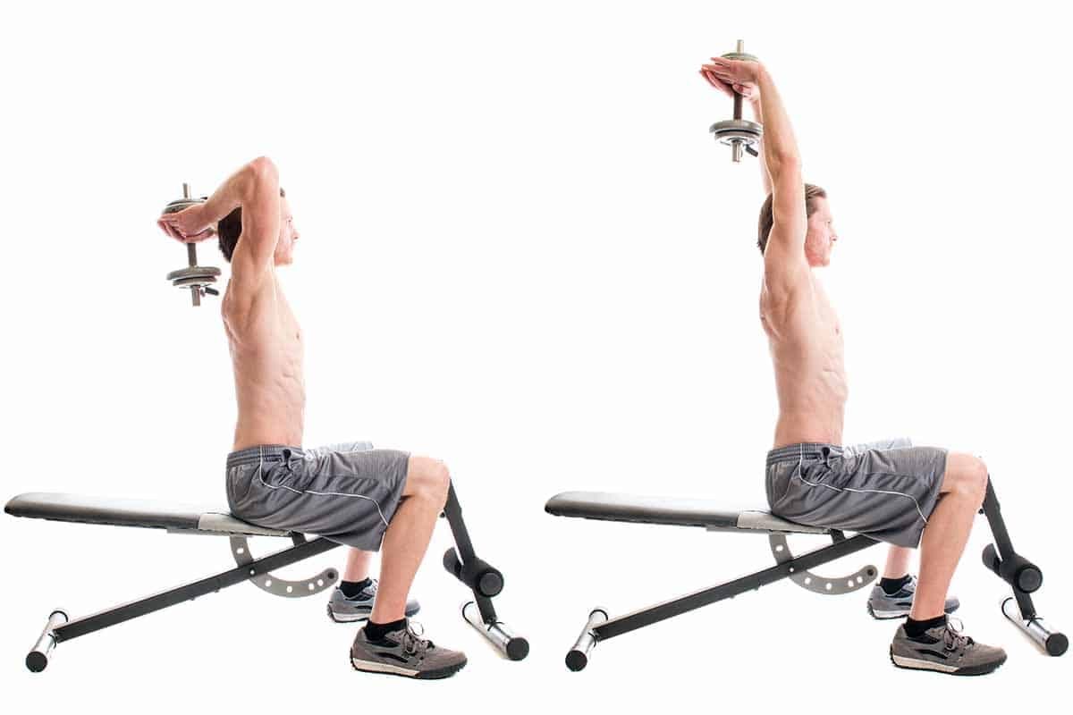 Overhead triceps Extension exercise