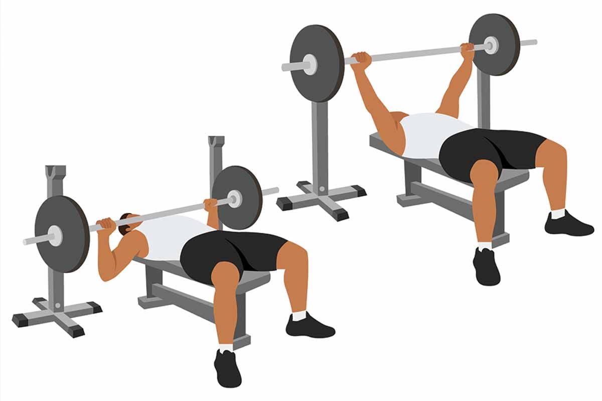 How to do bench press with barbell